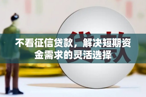 东明不看征信贷款，解决短期资金需求的灵活选择