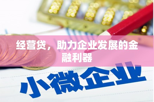 川汇经营贷，助力企业发展的金融利器