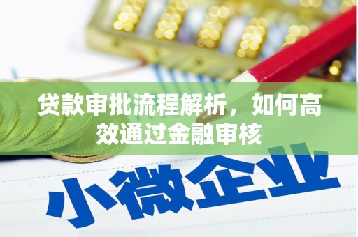 南海贷款审批流程解析，如何高效通过金融审核