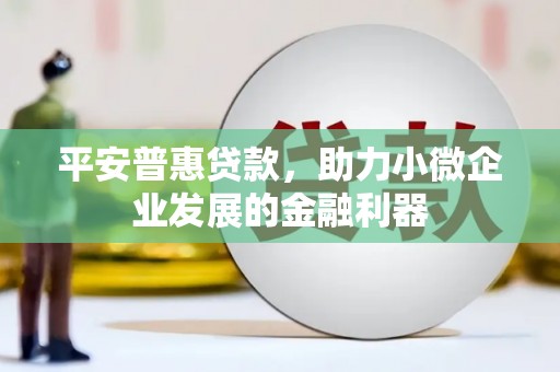 吉县平安普惠贷款，助力小微企业发展的金融利器