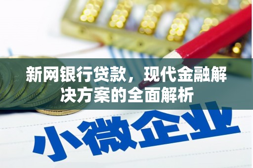 贡井新网银行贷款，现代金融解决方案的全面解析