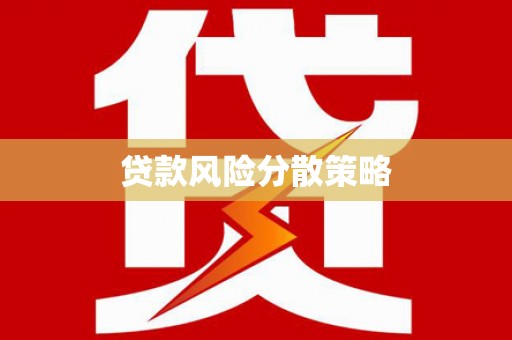 沙鹿贷款风险分散策略