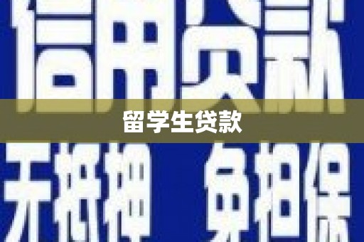 德钦留学生贷款