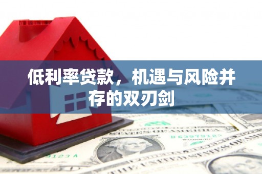 潜江低利率贷款，机遇与风险并存的双刃剑