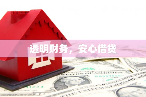 坪山新区透明财务，安心借贷
