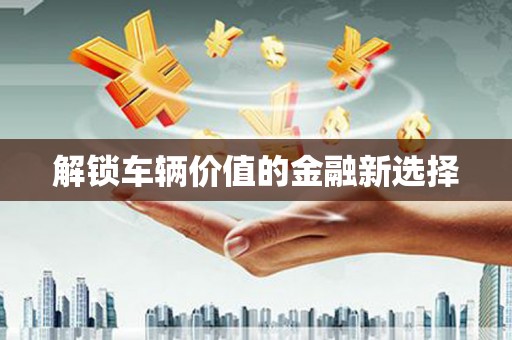 衡山解锁车辆价值的金融新选择