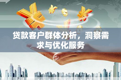 白水贷款客户群体分析，洞察需求与优化服务